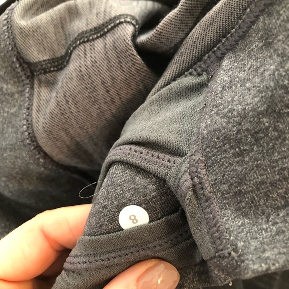 Lululemon wunder unders size 8 in grey - Picture 3 of 5